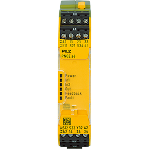 Relais de sécurité PNOZ s6 24VDC 3 n/o 1 n/c 750106 PILZ
