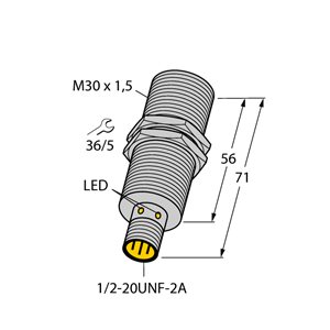 Capteur inductif TURCK BI10U-G30-ADZ30X2-B3131 - détecteur de proximité inductif