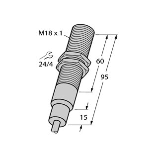 Capteur inductif TURCK BI5-EM18-AP6/S907 - détecteur de proximité inductif