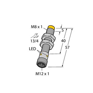 Capteur inductif TURCK NI6U-EG08-AP6X-H1341 - détecteur de proximité inductif