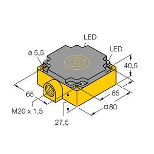 Capteur inductif TURCK NI75U-CP80-VP4X2 - détecteur de proximité inductif