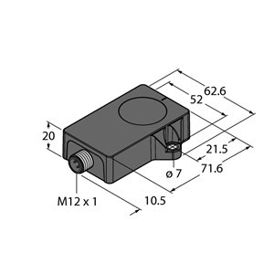 Capteur inductif TURCK BI20C-QR20-VP6X2-H1141 - détecteur de proximité inductif