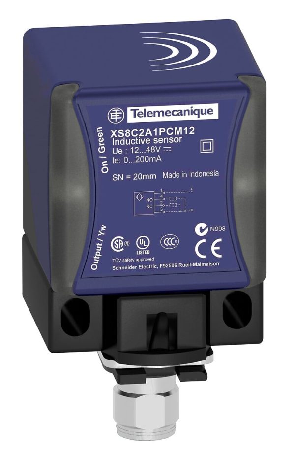 Capteur inductif XS8C2A4DAM12 Telemecanique detecteur de proximite inductif
