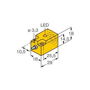 Capteur inductif TURCK NI5-Q18-AP6X - détecteur de proximité inductif