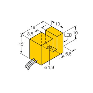 Capteur inductif TURCK SI3.5-K10-Y1X - détecteur de proximité inductif