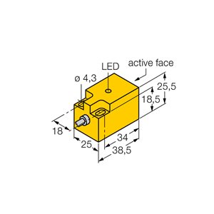 Capteur inductif TURCK NI10-Q25-AN6X - détecteur de proximité inductif