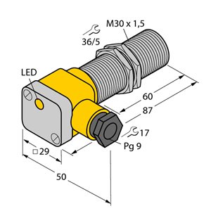 Capteur inductif TURCK BI10U-EG30SK-AN6X - détecteur de proximité inductif