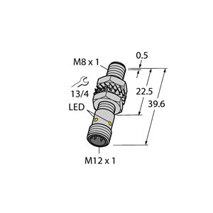 Capteur inductif TURCK BI2-M08K-AN6X-H1341 - détecteur de proximité inductif
