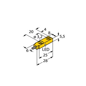 Capteur inductif TURCK NI3.5-Q5.5-AN6X - détecteur de proximité inductif