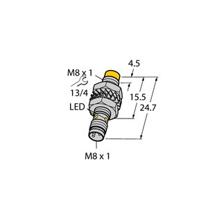 Capteur inductif TURCK NI5-M08KK-AN6X-V1131 - détecteur de proximité inductif