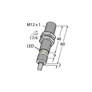 Capteur inductif TURCK BI4U-EM12EWD-VP6X 12M - détecteur de proximité inductif