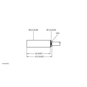Capteur inductif TURCK BI1.5-EH6.5K-AP6X - détecteur de proximité inductif