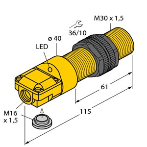 Capteur inductif TURCK BI10-P30SR-AN6X - détecteur de proximité inductif