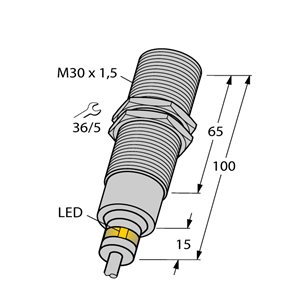 Capteur inductif TURCK BI10-EM30D-VP6X/S120 - détecteur de proximité inductif