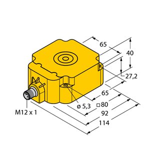 Capteur inductif TURCK NI50-Q80-LIU-H1141 - détecteur de proximité inductif