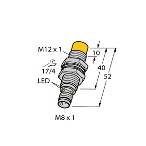 Capteur inductif TURCK NI10U-M12-AN6X-V1131 - détecteur de proximité inductif