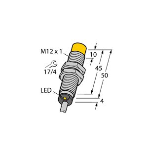 Capteur inductif TURCK NI8U-M12-AP6X - détecteur de proximité inductif