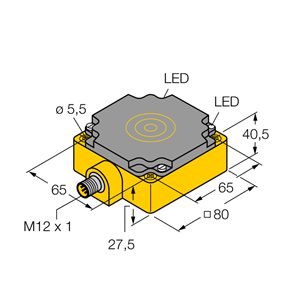 Capteur inductif TURCK NI75U-CP80-VP4X2-H1141 - détecteur de proximité inductif