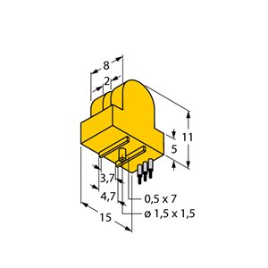 Capteur inductif TURCK SI2-K08-AP6 - détecteur de proximité inductif