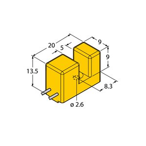Capteur inductif TURCK SI5-K09-Y1 - détecteur de proximité inductif