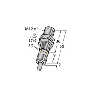 Capteur inductif TURCK BI4U-EM12WD-AN6X - détecteur de proximité inductif