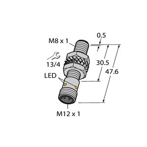 Capteur inductif TURCK BI3-M08-AN6X-H1341 - détecteur de proximité inductif