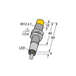Capteur inductif TURCK NI4-M12-ADZ31X 7M - détecteur de proximité inductif