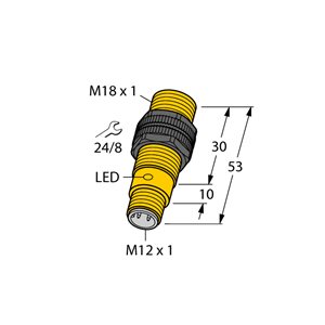 Capteur inductif TURCK NI8-S18-AP6X-H1141 - détecteur de proximité inductif