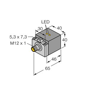 Capteur inductif TURCK BI20U-CA40-AP6X2-H1141/S1590 W/BS2.0 - détecteur de proximité inductif