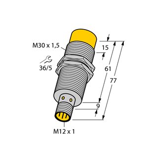 Capteur inductif TURCK NI15-M30E-LIU-H1141 - détecteur de proximité inductif