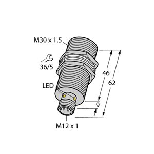 Capteur inductif TURCK BI10U-MT30H-AP6X-H1141 - détecteur de proximité inductif