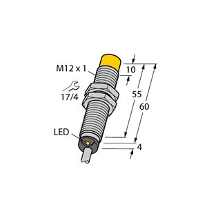 Capteur inductif TURCK NI8U-M12E-VP4X - détecteur de proximité inductif