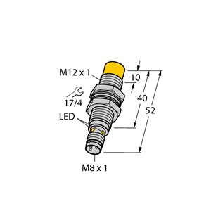 Capteur inductif TURCK NI10U-M12-AP6X-V1131 - détecteur de proximité inductif