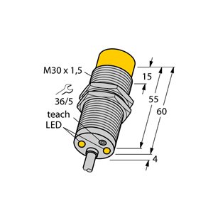 Capteur inductif TURCK DTNI20U-M30-AP4X2 - détecteur de proximité inductif
