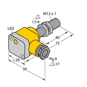 Capteur inductif TURCK BI3U-EG12SK-AP6X - détecteur de proximité inductif