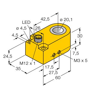 Capteur inductif TURCK BI20R-W30S-AP6X-H1141 - détecteur de proximité inductif