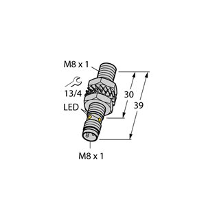 Capteur inductif TURCK BI3U-EM08-AP6X-V1131 - détecteur de proximité inductif