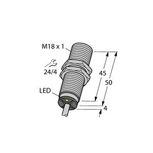 Capteur inductif TURCK BI7-M18-AD4X - détecteur de proximité inductif