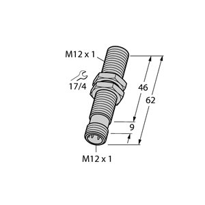 Capteur inductif TURCK BI4-M12-LIU-H1141 - détecteur de proximité inductif