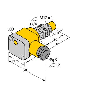 Capteur inductif TURCK NI5-G12SK-Y1X - détecteur de proximité inductif