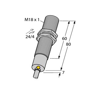 Capteur inductif TURCK BI5-M18-AZ3X/S120 - détecteur de proximité inductif