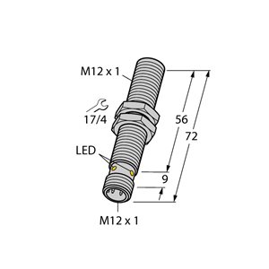 Capteur inductif TURCK BI3U-M12EE-AP6X-H1141 - détecteur de proximité inductif