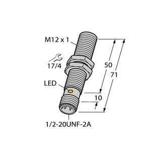 Capteur inductif TURCK BI2U-G12-ADZ32X-B3131 - détecteur de proximité inductif