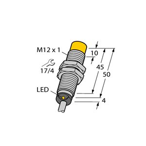 Capteur inductif TURCK NI8-M12-AD4X - détecteur de proximité inductif