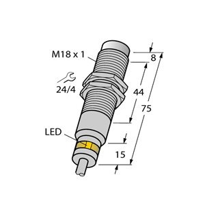 Capteur inductif TURCK NI7-EM18WD-AP6X/S929 - détecteur de proximité inductif
