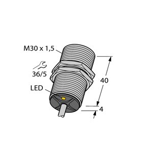 Capteur inductif TURCK BI10-EG30-Y1X/S100 7M - détecteur de proximité inductif