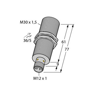 Capteur inductif TURCK BI15-M30E-LIU-H1141 - détecteur de proximité inductif