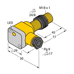 Capteur inductif TURCK BI5-P18SK-AP6X - détecteur de proximité inductif