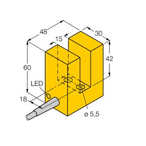 Capteur inductif TURCK SI15-K30-Y1X - détecteur de proximité inductif