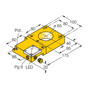 Capteur inductif TURCK NI65R-S32SR-VP44X - détecteur de proximité inductif